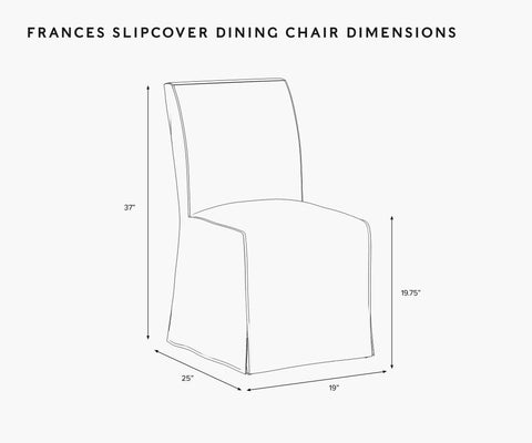 Frances Slipcover Dining Chair - Garden Party