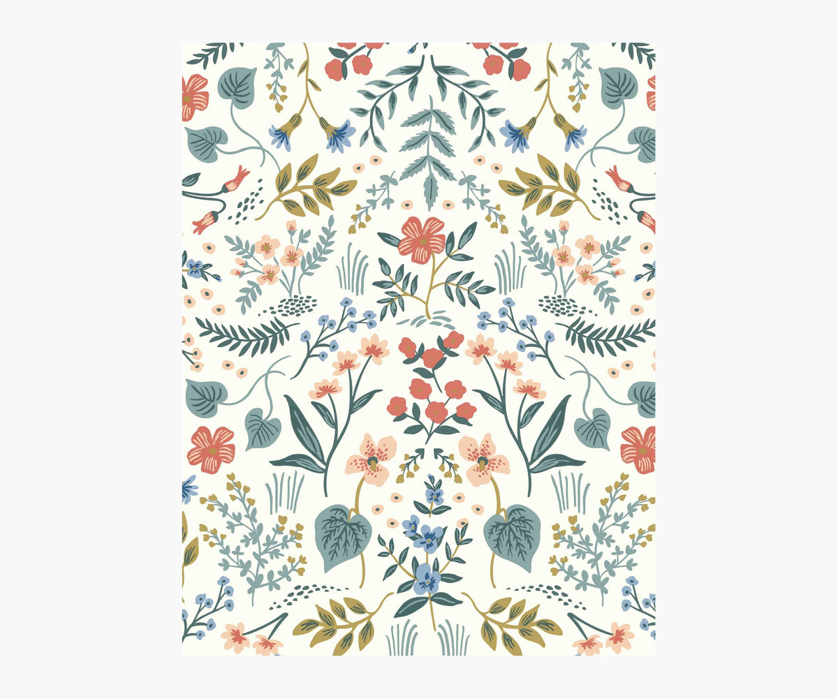 Wildwood Wallpaper Sample - Rose Multi