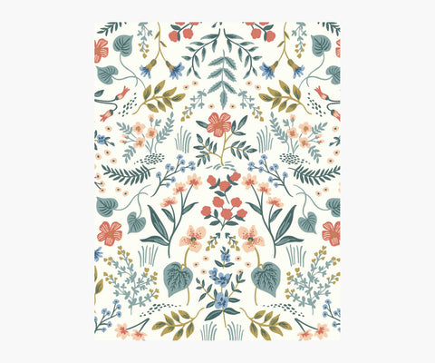 Wildwood Wallpaper Sample - Rose Multi