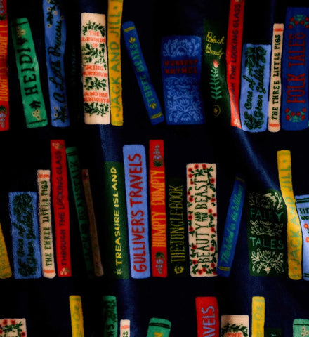 Fleece Blanket - Bookshelf