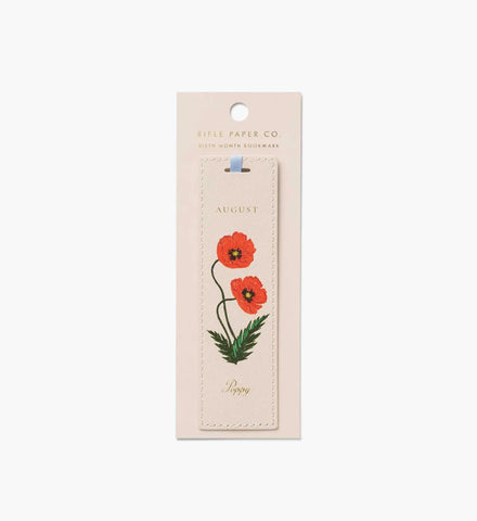Birth Month Bookmark - August