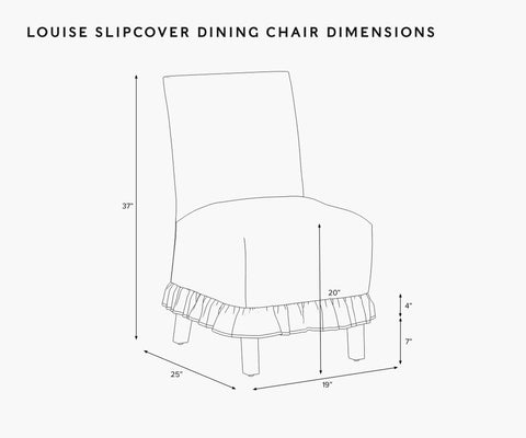 Louise Slipcover Dining Chair - Gracie