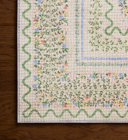 Orchard Wildwood Vines Washable Rug - Ivory