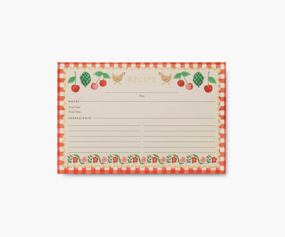 Recipe Cards - Cherry Farm