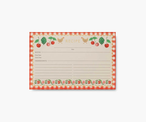 Recipe Cards - Cherry Farm