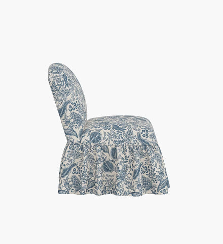 Edie Slipper Chair - Pomegranate