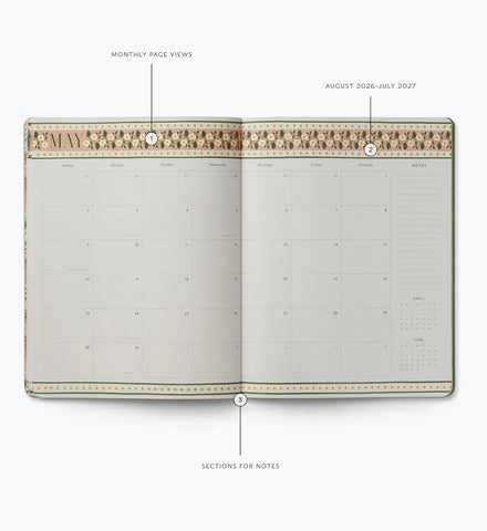 2026-2027 12-Month Academic Appointment Notebook - Paisley