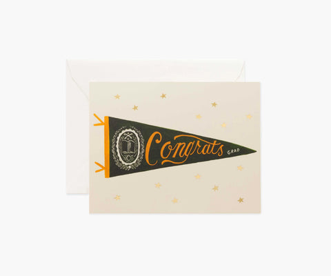 Congrats Pennant Congrats Card - Single Card