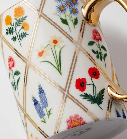 Porcelain Mug - Garden Study