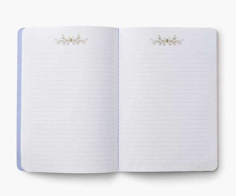 Stitched Notebook Set - Hydrangea