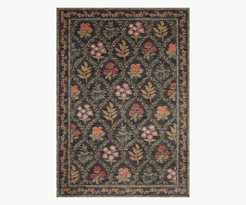 Fiore Hawthorne Power Loomed Rug - Charcoal