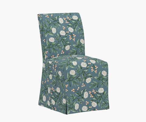 Frances Slipcover Dining Chair - Peonies