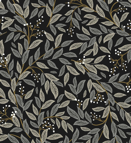 Willowberry Wallpaper - Black