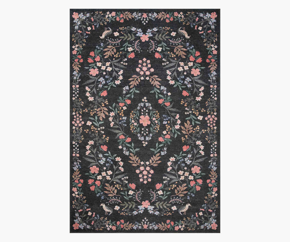 Maison Tuileries Power Loomed Rug - Black