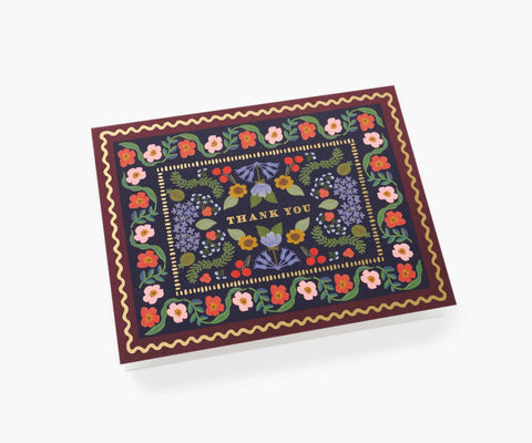 Delphine Thank You Card - Single Card