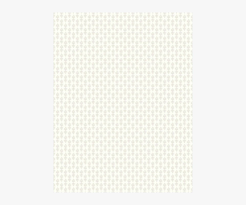 Petal Wallpaper Sample - White & Linen