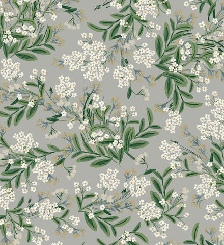 Cornflower Wallpaper - Grey