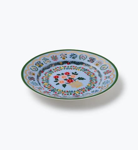 Porcelain Dessert Plate Set - Rosette