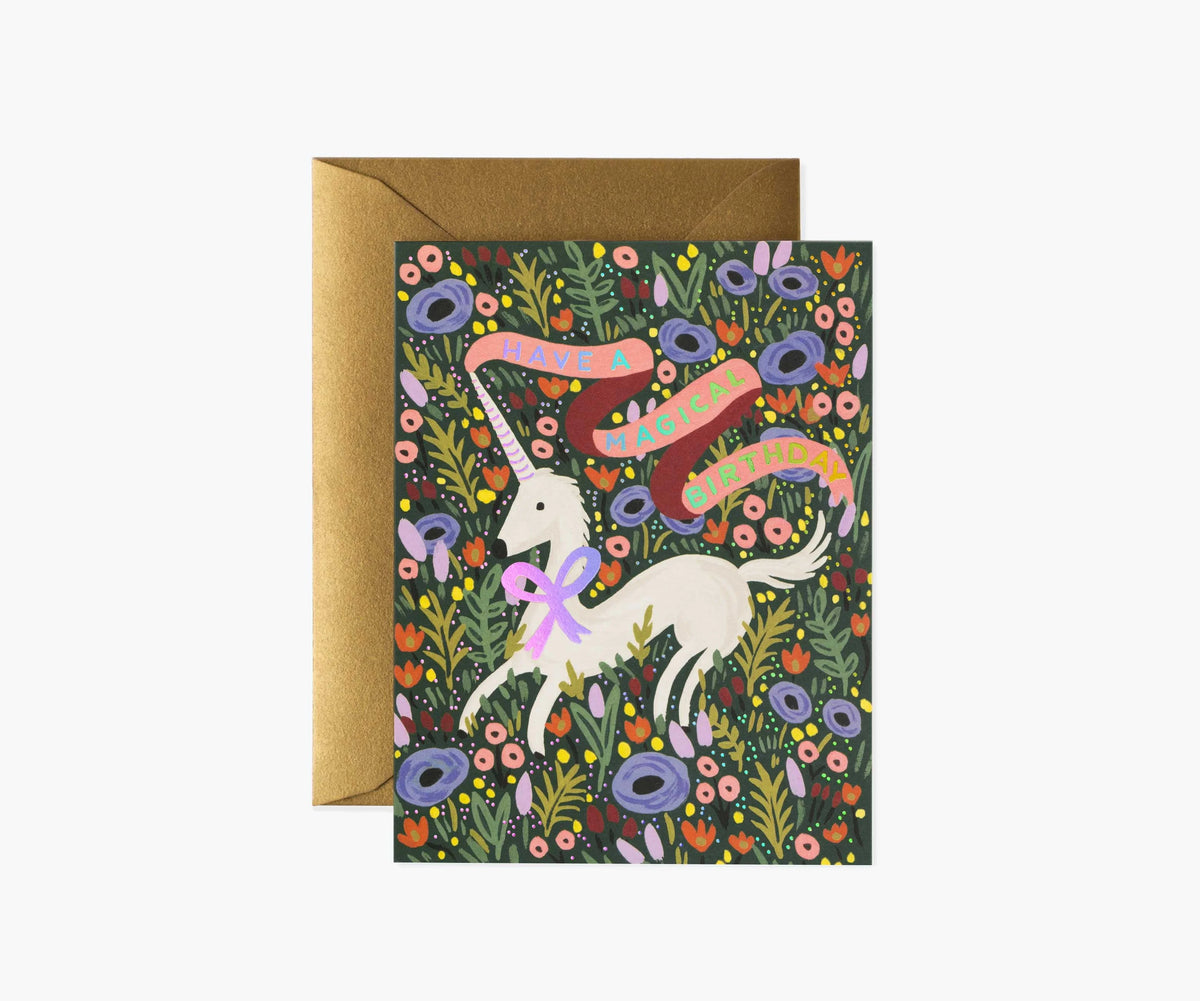 Magical Birthday Card - Single Card