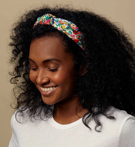 Knotted Headband - Garden Party