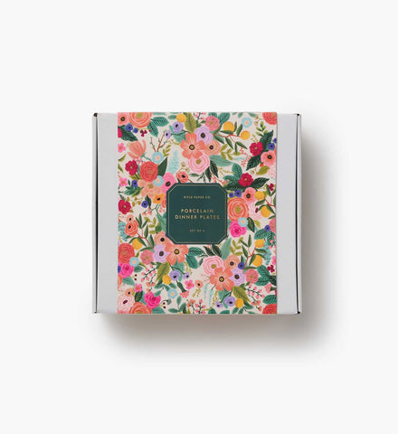 Porcelain Dinner Plate Set - Garden Party