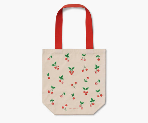 Canvas Tote Bag - Cherries