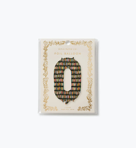 Numbered Foil Balloon - Candles