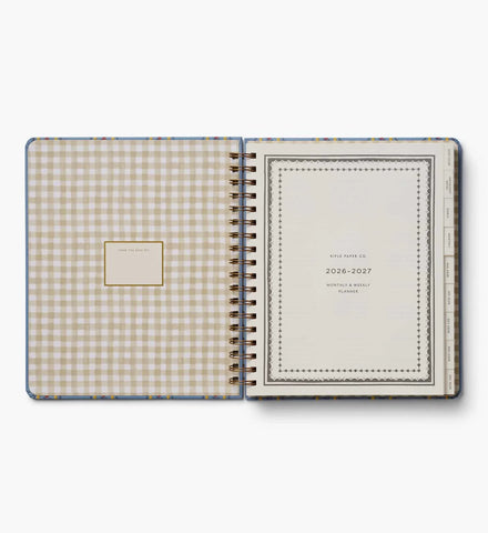 2026-2027 17-Month Academic Hardcover Spiral Planner - Schoolhouse