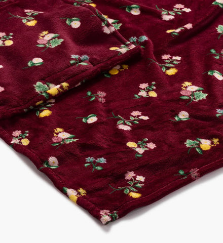 Travel Fleece Blanket - Ditsy Dahlia