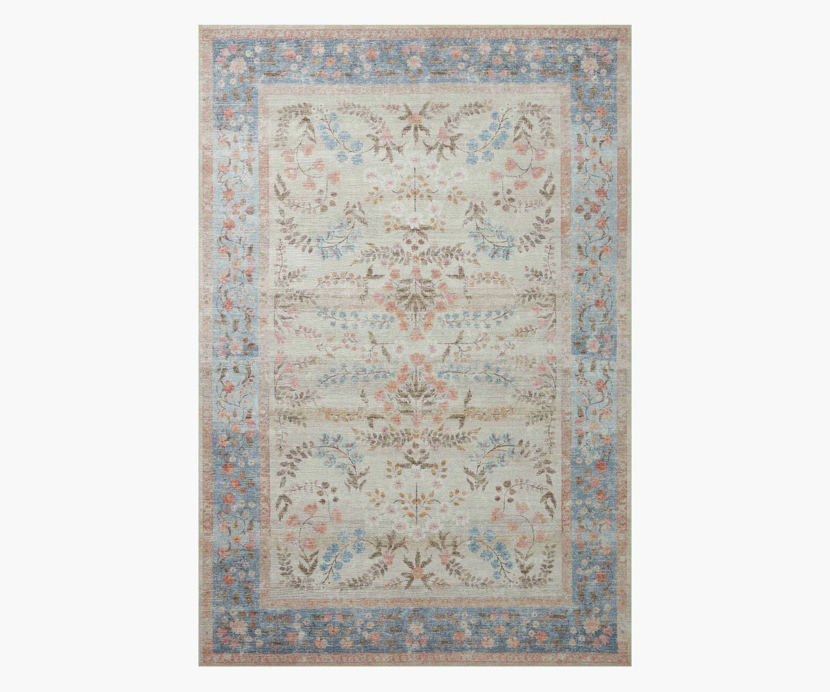 Palais Kensington Printed Rug - Light Blue