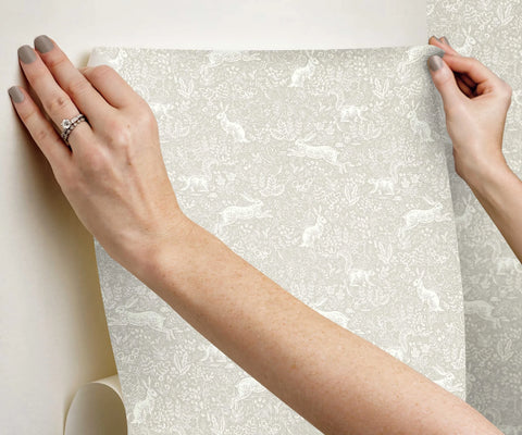 Fable Peel & Stick Wallpaper - Linen