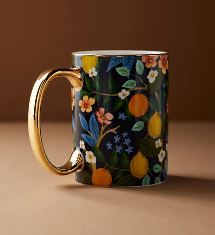 Porcelain Mug - Citrus Grove