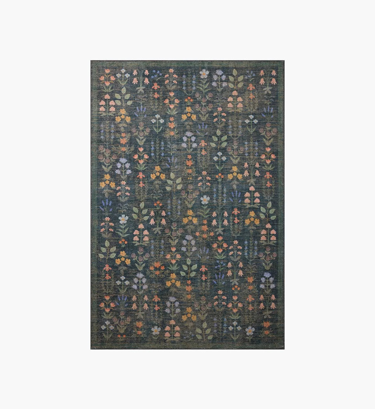 Edinburgh Campbell Power Loomed Rug - Navy