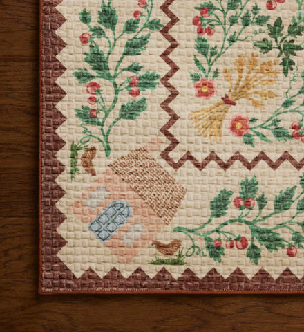 Orchard Country Farm Washable Rug - Ivory