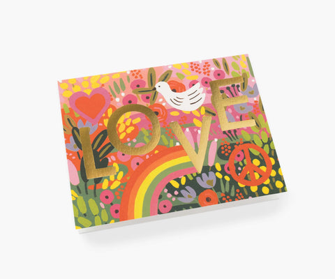 All You Need Is Love Love & Friendship Card - Single Card