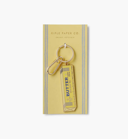 Enamel Keychain - Butter Not Lose 'Em