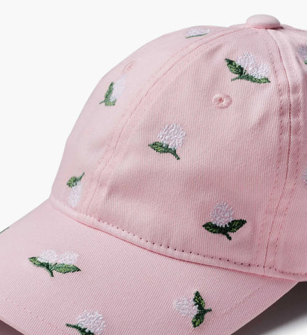 Baseball Cap - Pink Hydrangea