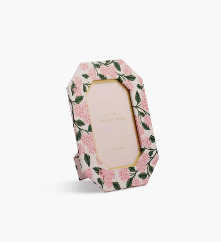Paper Wrapped Picture Frame - Pink Hydrangea
