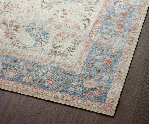 Palais Kensington Printed Rug - Light Blue