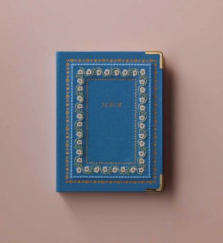 Embroidered Small Photo Album - Delphine