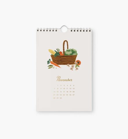 2027 Kitchen Calendar - Garden Study