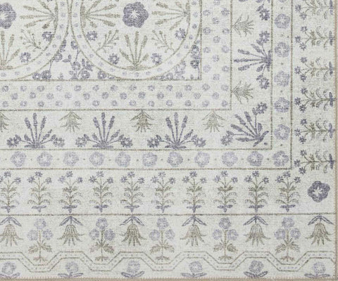 Maison Rosette Power Loomed Rug - Ivory