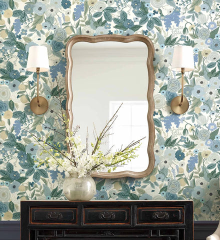 Garden Party Peel & Stick Wallpaper - Indigo Multi