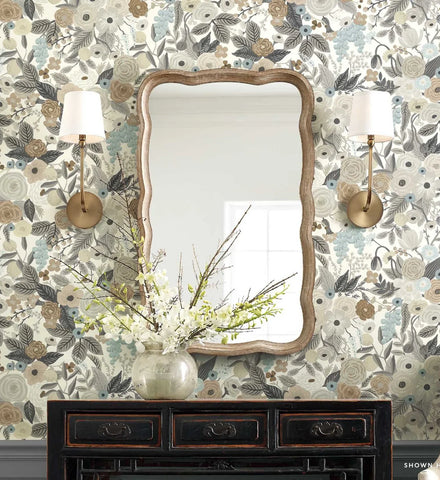 Garden Party Peel & Stick Wallpaper - Linen Multi
