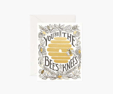 You're the Bee's Knees Love & Friendship Card - Single Card