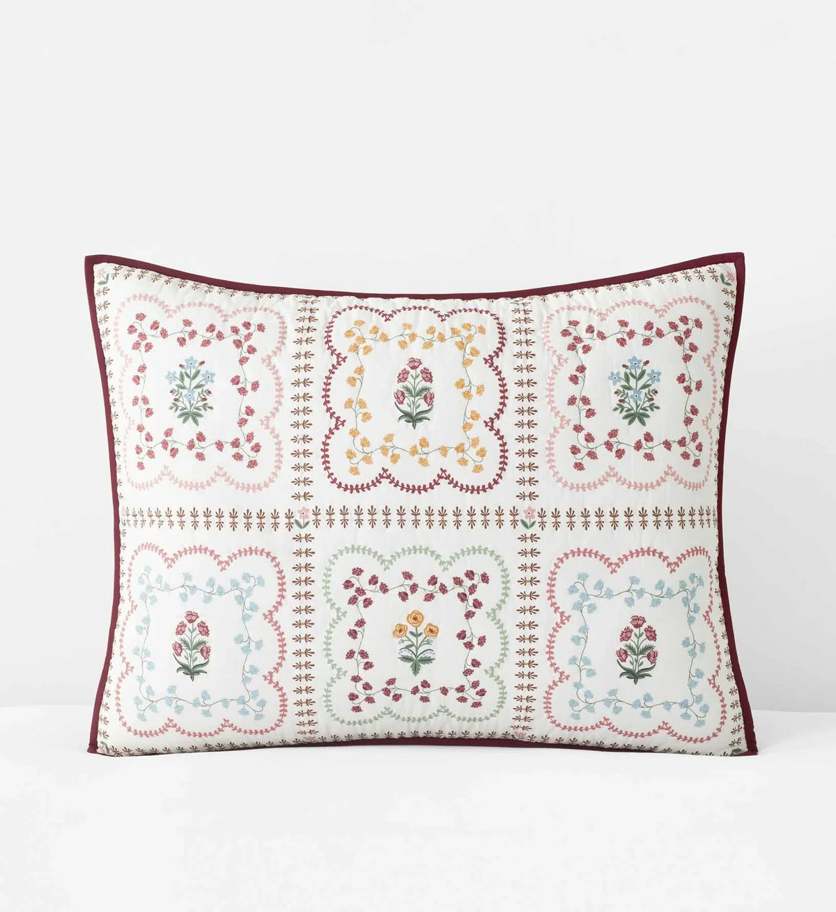 Cotton Quilted Sham - Lottie