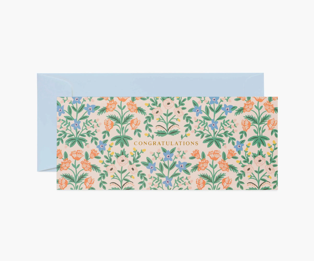 Pastel Lottie Money Holder Congrats Card - Single Card
