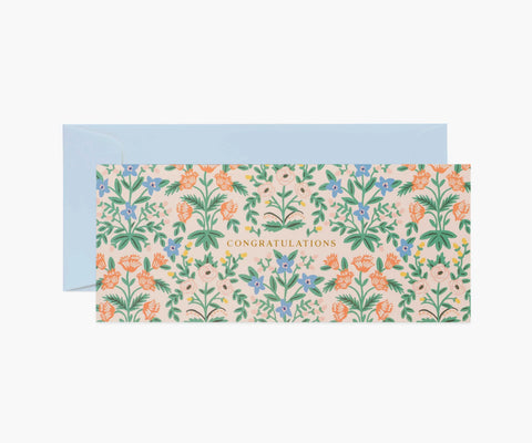 Pastel Lottie Money Holder Congrats Card - Single Card
