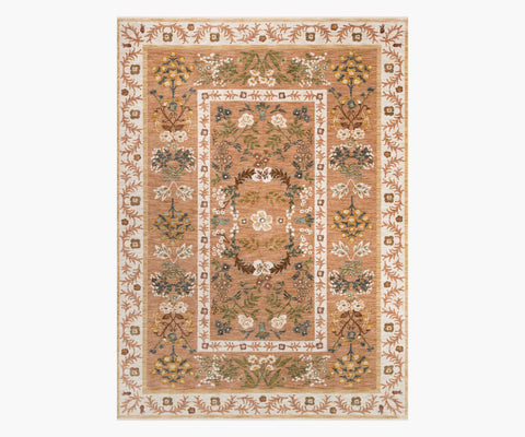Kismet Arabesque Power Loomed Rug - Camel