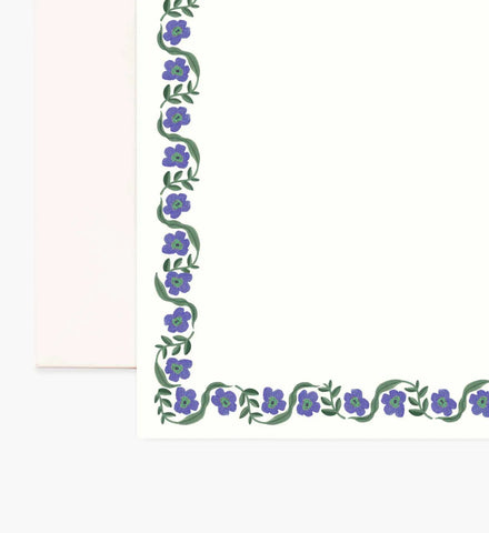 Floral Personalized Stationery  - Delphine